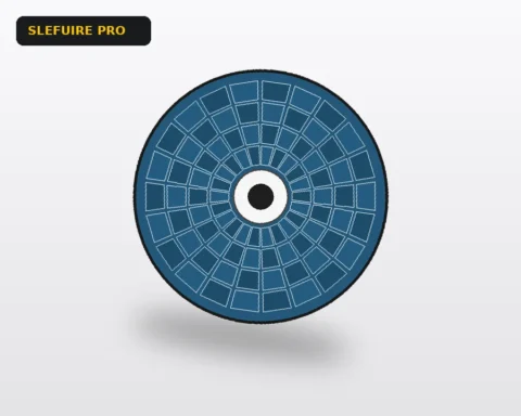 Pad de lustruire tranzitorie, din ceramică pentru beton – CPP 1 – 80mm