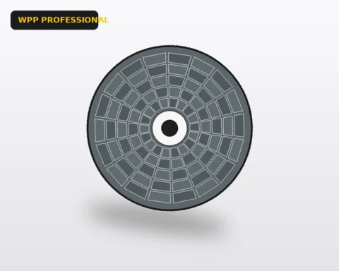 Pad diamantat pentru lustruit WPP-12 / 125mm