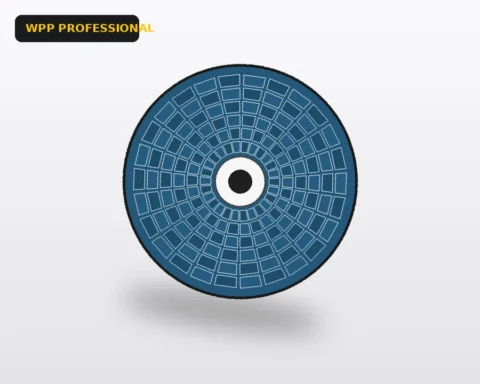 Pad diamantat pentru lustruit WPP-14 / 180 mm